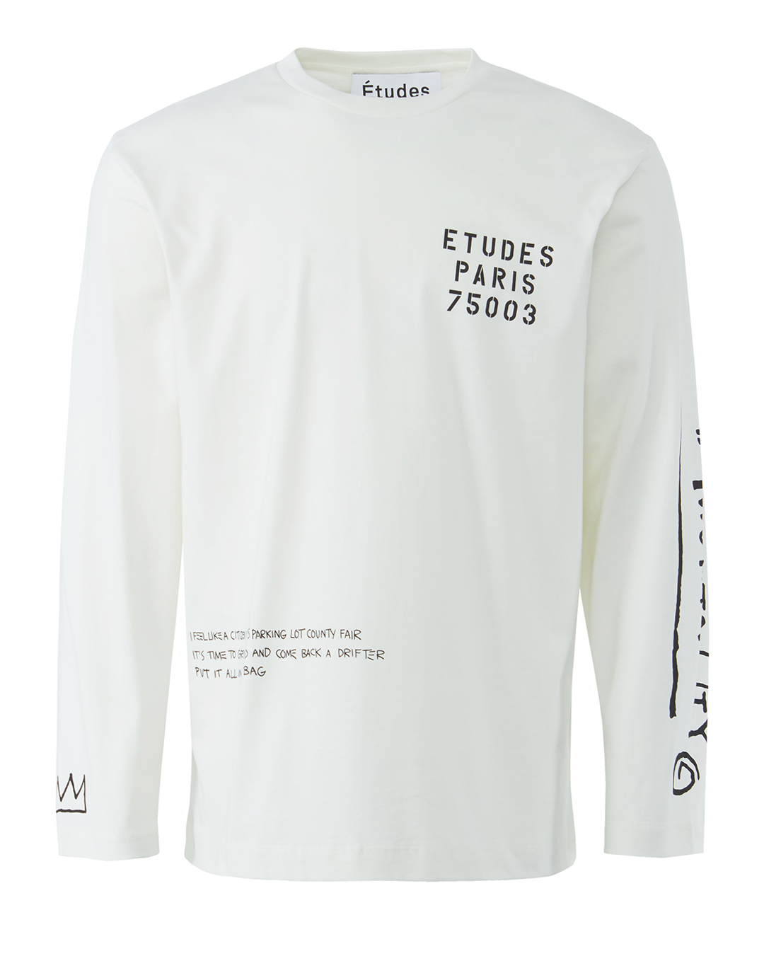 

Футболка Etudes 173OC07OW xl белый+черный, 173OC07OW