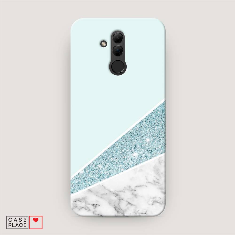 

Чехол Awog "Мрамор с голубыми блестками" для Huawei Mate 20 Lite, 66620-2