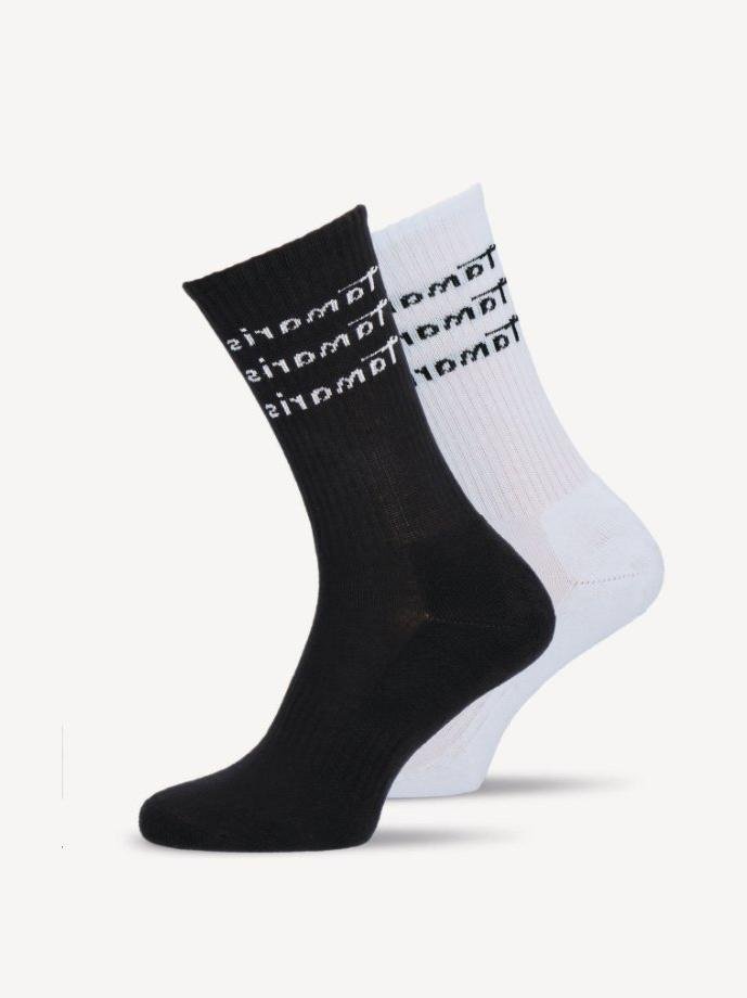 Комплект носков женских Tamaris 99613-0083 белый; черный 35-38