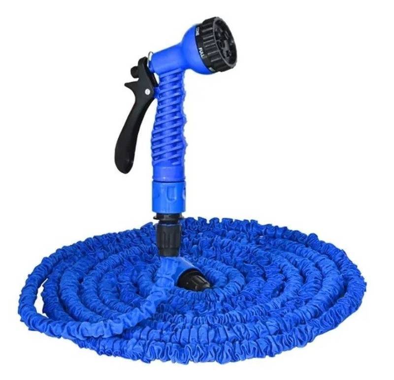 фото Шланг садовый растягивающийся для полива с распылителем, 30 метров, magic hose