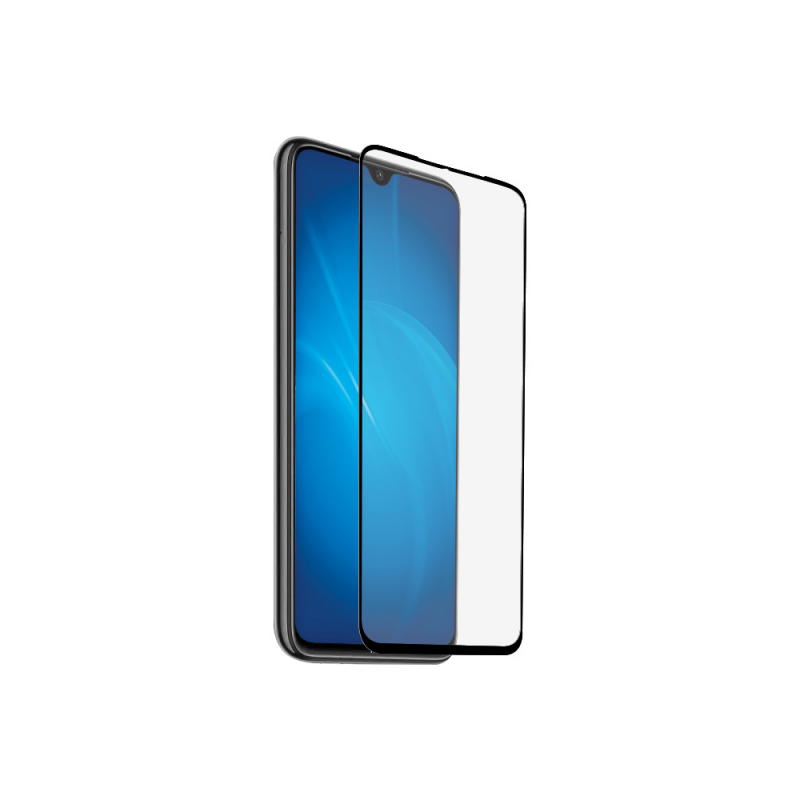 

Защитное стекло DF xiColor-69 Bl, для Xiaomi Redmi Note 8/8 (2021), чер.с цв.рамкой