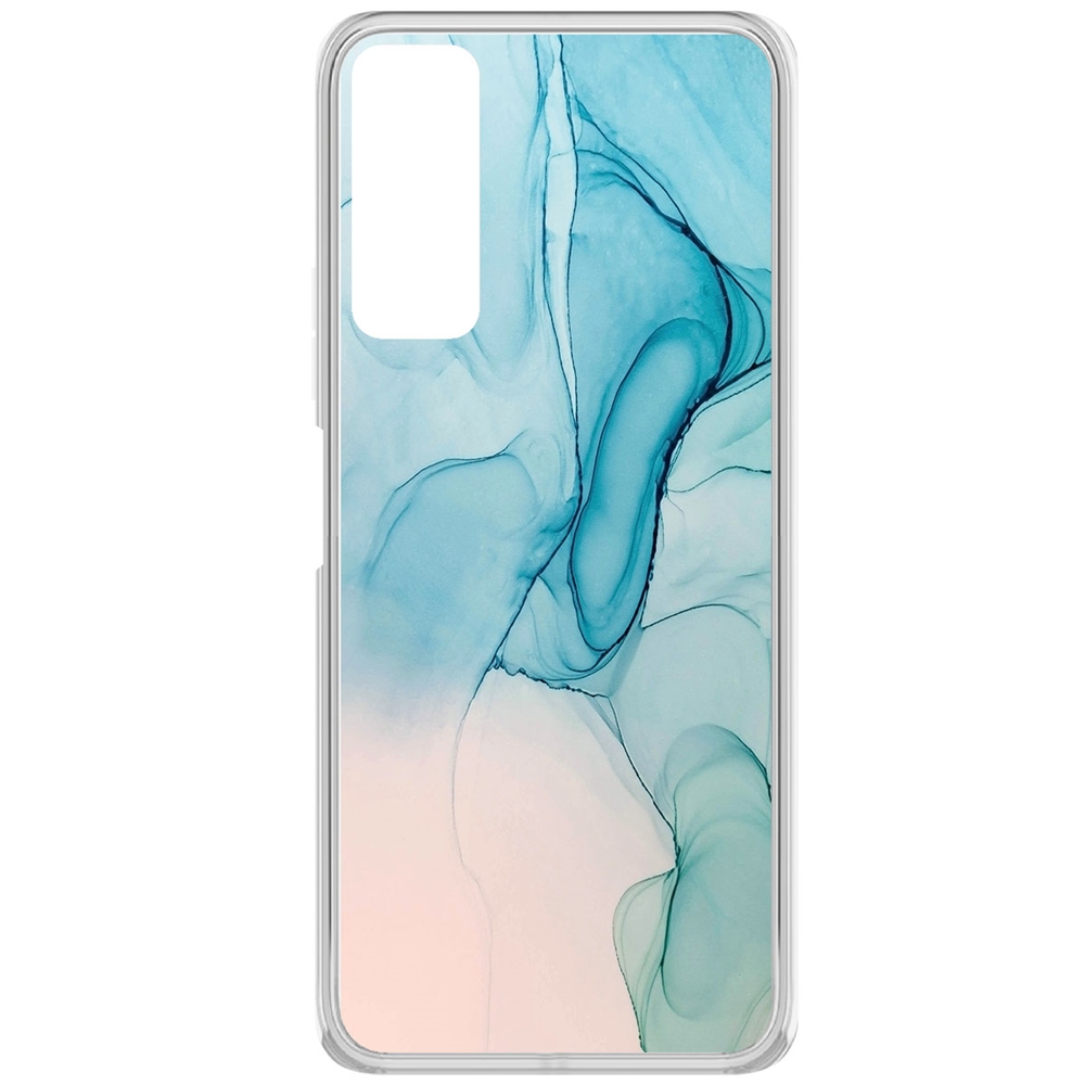 фото Чехол-накладка krutoff clear case абстракт разводы для tecno camon 17p