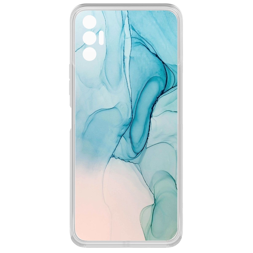 

Чехол-накладка Krutoff Clear Case Абстракт разводы для TECNO Spark 8P, Прозрачный