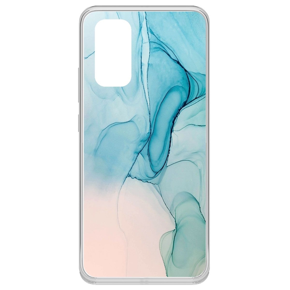 

Чехол-накладка Krutoff Clear Case Абстракт разводы для Vivo V19, Прозрачный