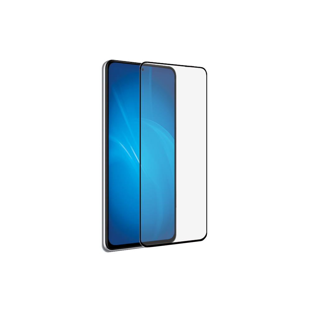 

Защитное стекло DF xiColor-88 Bl, для Xiaomi Mi 11i, черный с цветной рамкой