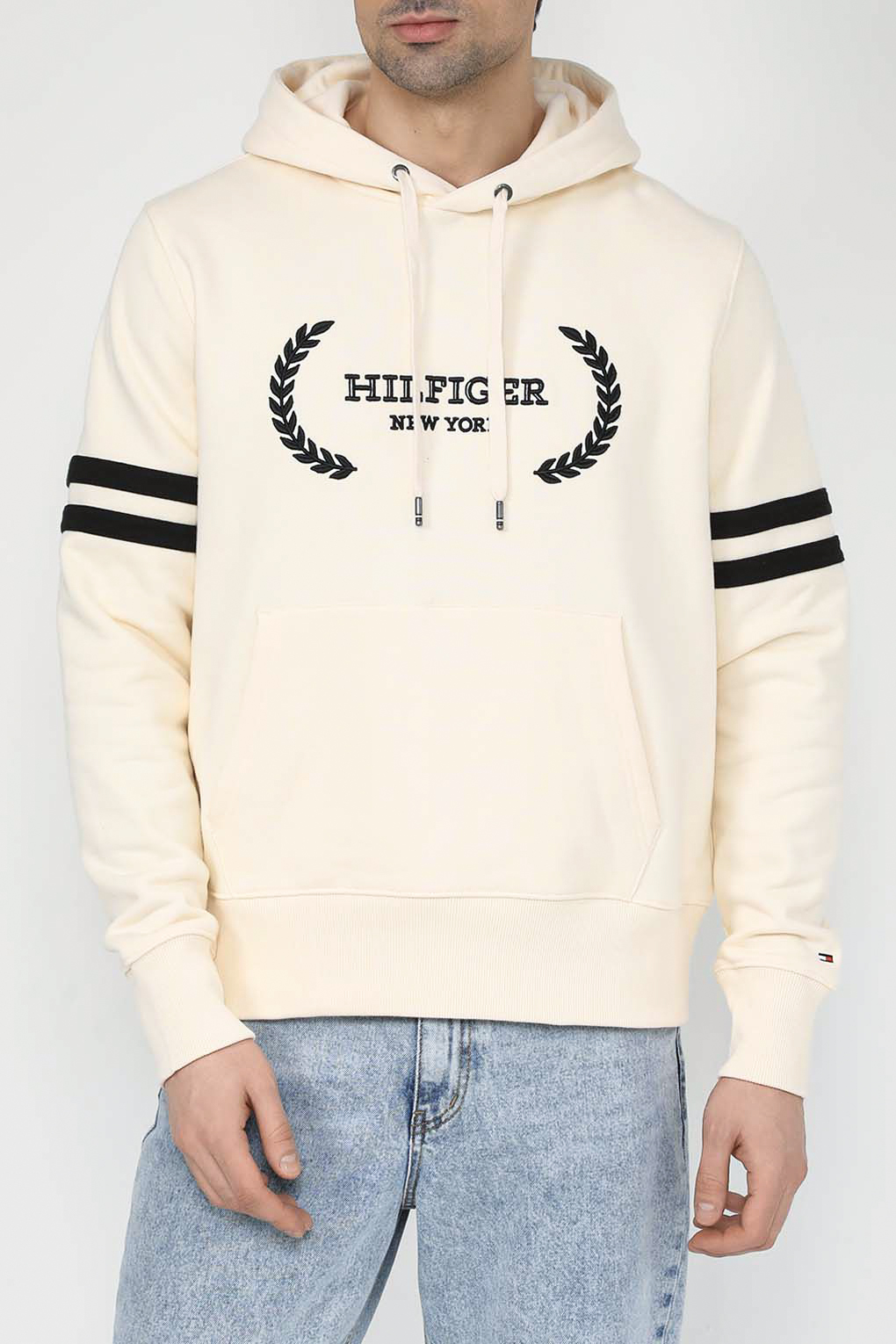 Худи мужское Tommy Hilfiger MW0MW33648 бежевое L TOMMY HILFIGER бежевый