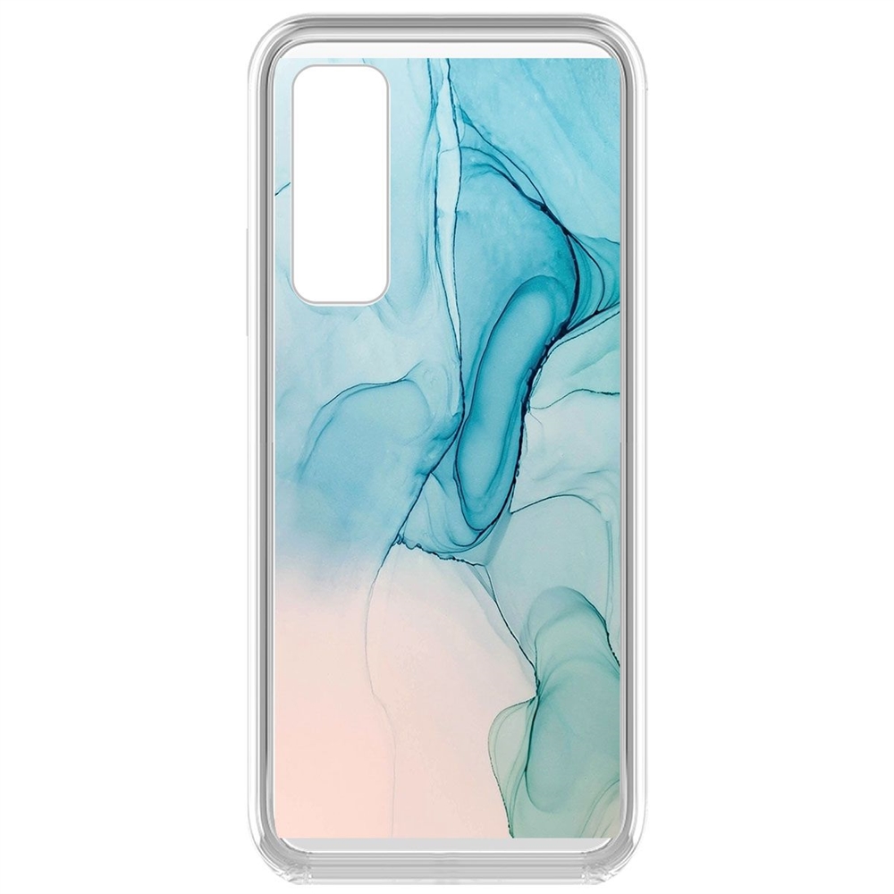 

Чехол-накладка Krutoff Clear Case Абстракт разводы для Vivo Y53s, Прозрачный