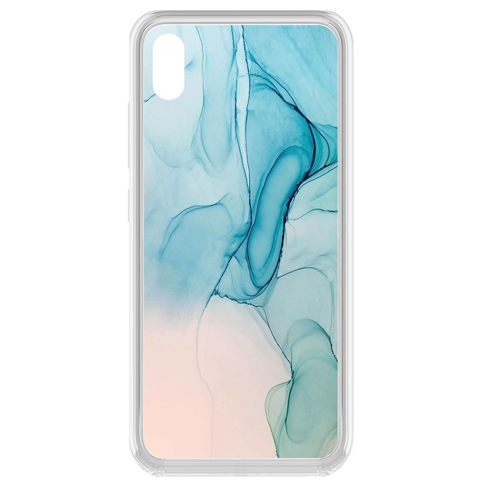 

Чехол-накладка Krutoff Clear Case Абстракт разводы для Vivo Y91C, Прозрачный