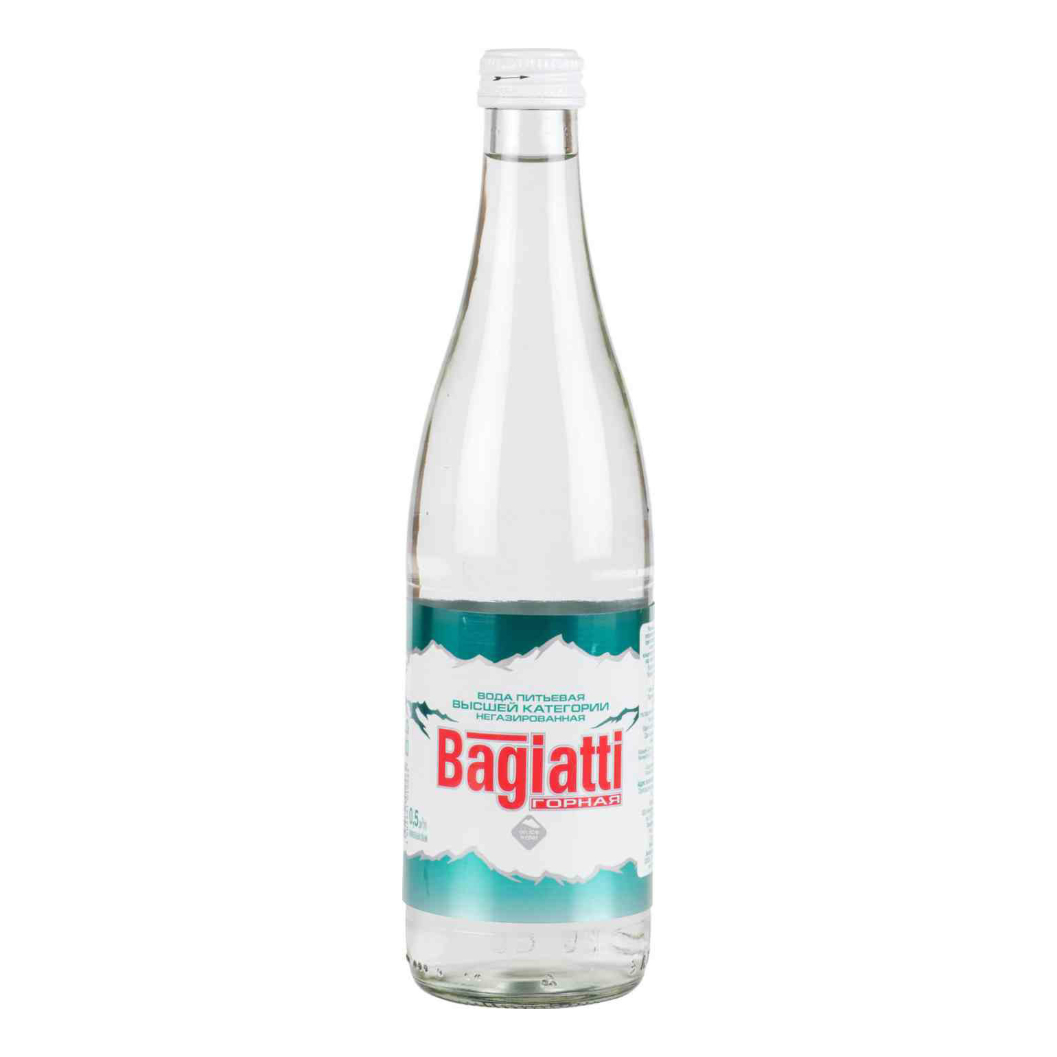 Вода питьевая Bagiatti горная негазированная 0,5 л