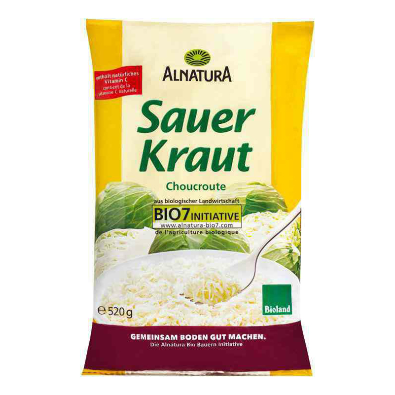

Капуста квашеная Alnatura бланшированная 520 г