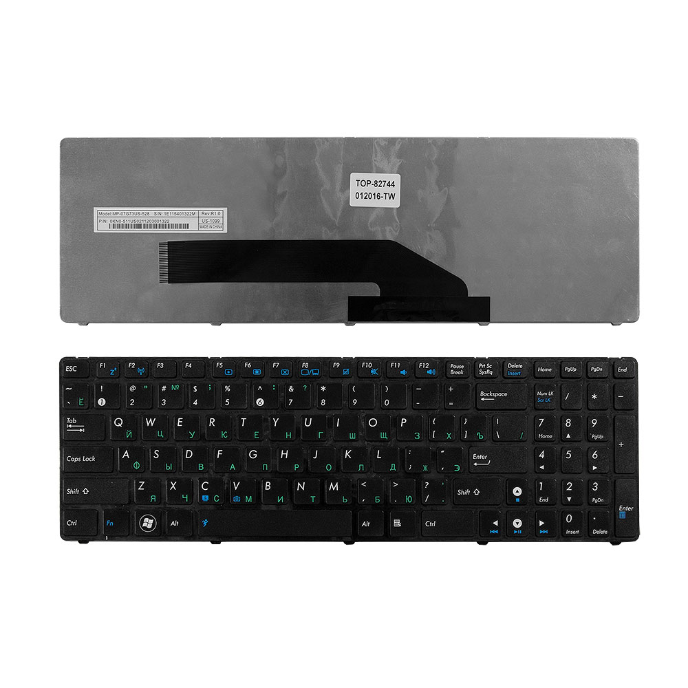 

Клавиатура TopON для ноутбука Asus K50, K51, K60, K61, K70, F52, P50, X5 Series