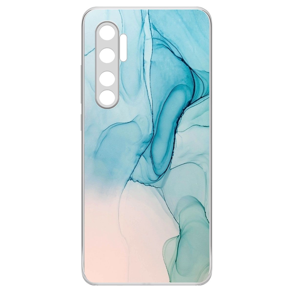 

Чехол-накладка Krutoff Clear Case Абстракт разводы для Xiaomi Mi Note 10 Lite