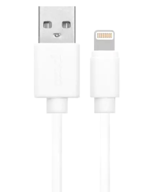 фото Кабель pero dc-03 8-pin lightning, 2а, 1м, white (prdc-038p1mw)