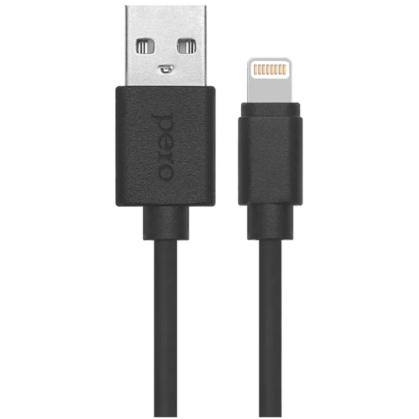 

Кабель Pero DC-03 8-pin Lightning, 2А, 2м, Black (PRDC-038P2MB), DC-03 8-pin Lightning,2А,2м,черный (PRDC-038P2MB)