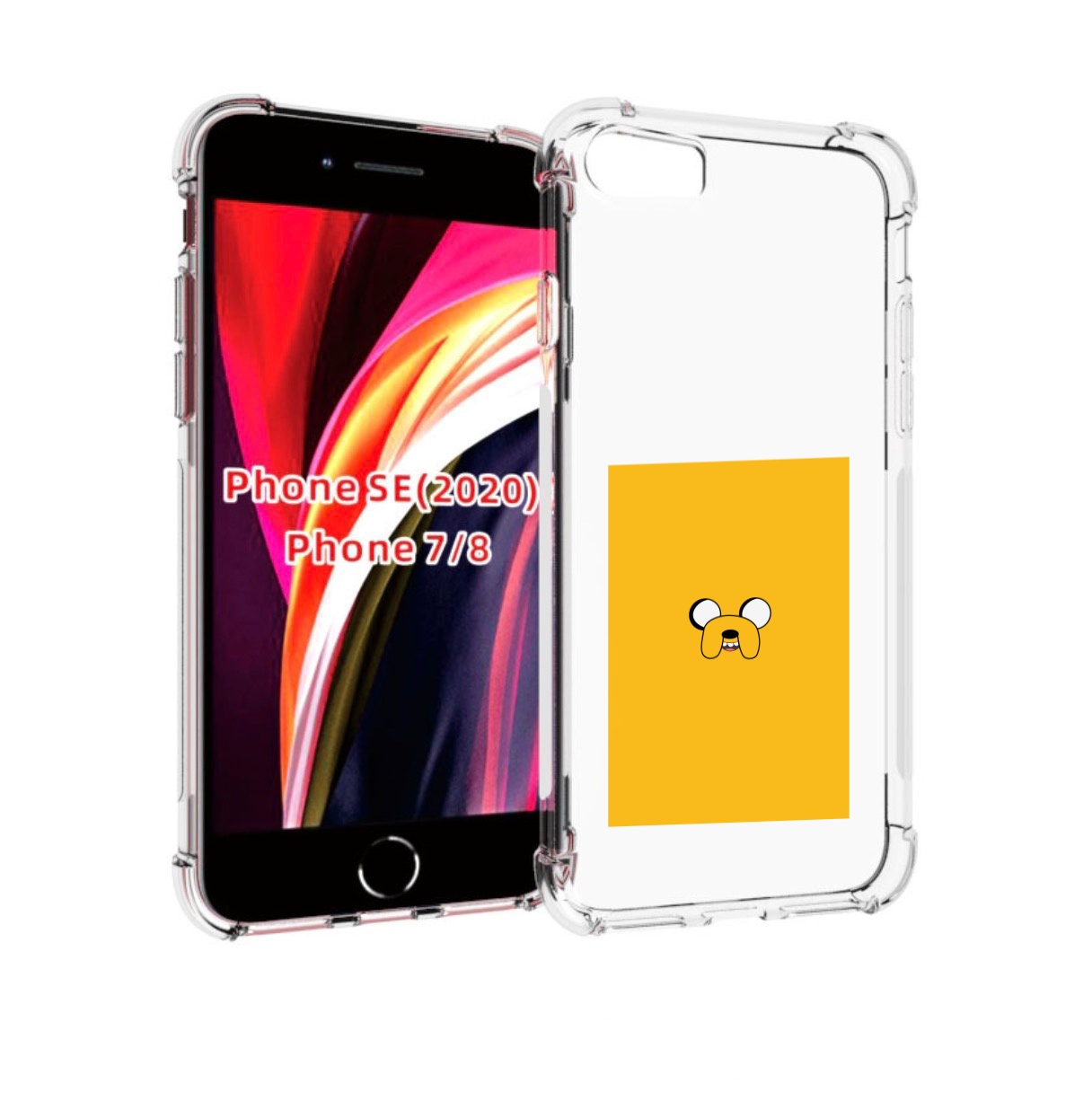 

Чехол MyPads Джейк-время-приключений для iPhone 7 4.7 / iPhone 8 / iPhone SE 2 (2020), Прозрачный, Tocco