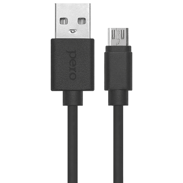 фото Кабель pero dc-03 micro-usb, 2а, 2м, black (prdc-03mu2mb)