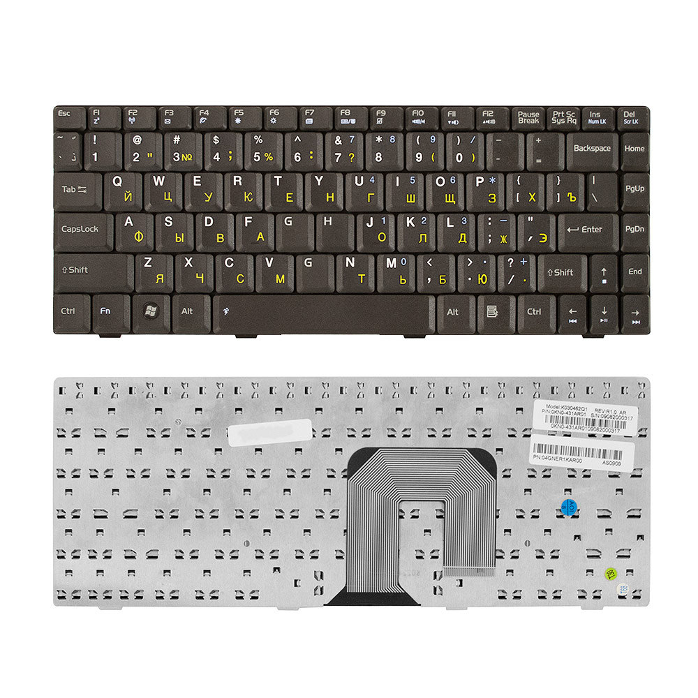 

Клавиатура TopON для ноутбука Asus F9, F9S, F9E, F9D, F6, F6V, U3, U6 Series