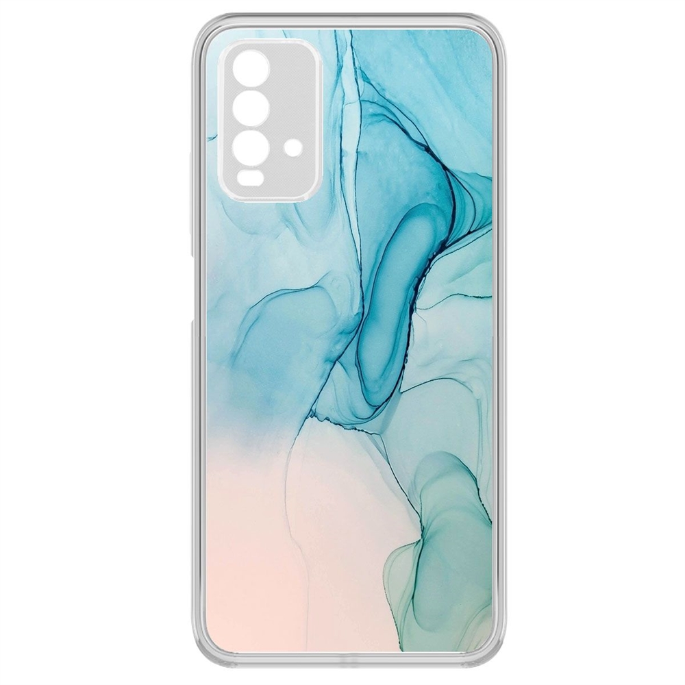 

Чехол-накладка Krutoff Clear Case Абстракт разводы для Xiaomi Redmi 9T, Прозрачный