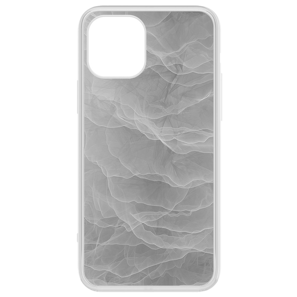 

Чехол-накладка Krutoff Clear Case Абстракт туман для iPhone 12/12 Pro, Прозрачный