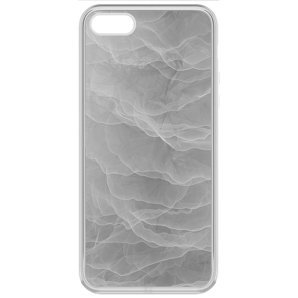 

Чехол-накладка Krutoff Clear Case Абстракт туман для iPhone 5/5s, Прозрачный