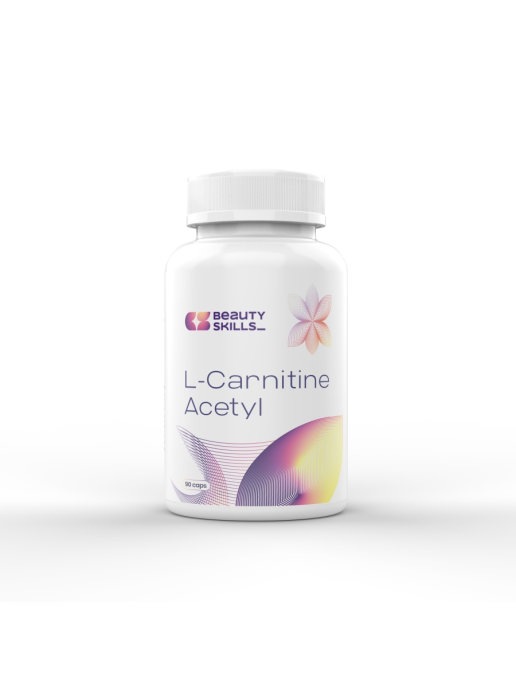 фото L-карнитин комплексная пишевая добавка l-carnitine acetyl, 90 капсул beauty skills_