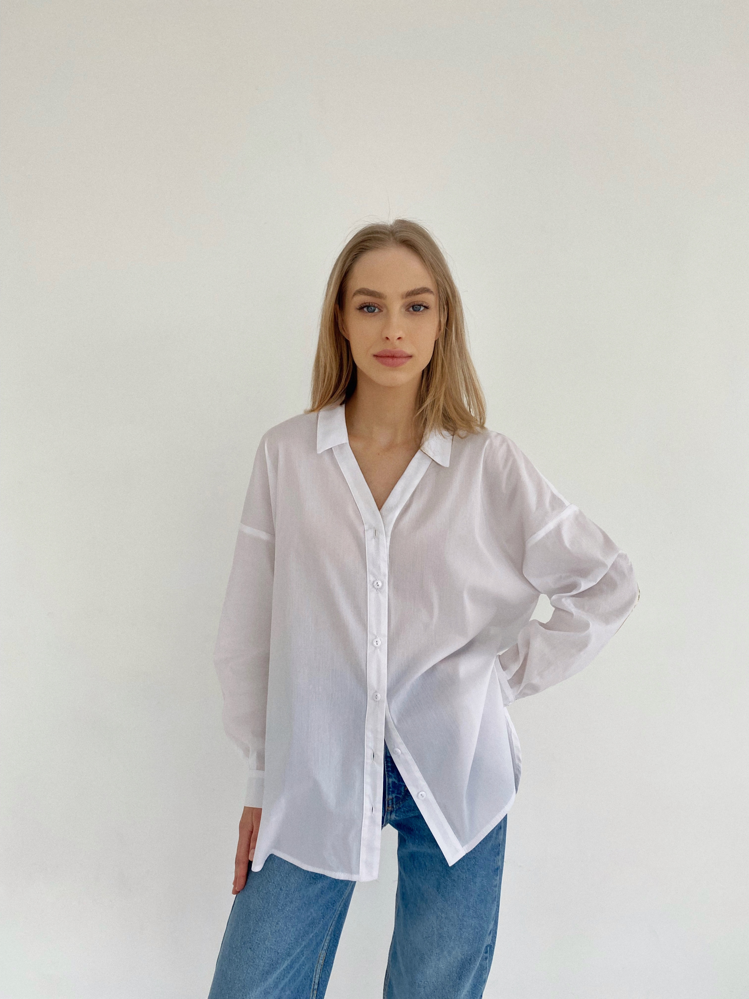 Рубашка женская Jull BLS-22-00 белая L