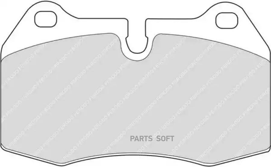 

Тормозные колодки FERODO дисковые FDB998