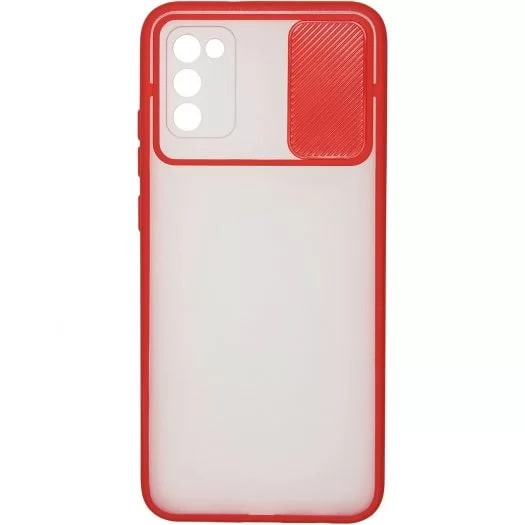 фото Чехол carmega для samsung galaxy a02s camera red (car-sc-smga02scmrd)