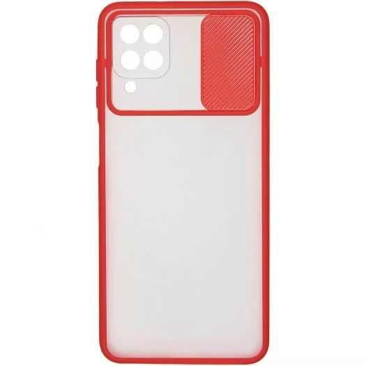 фото Чехол carmega для samsung galaxy a12 camera red (car-sc-smgla12cmrd)