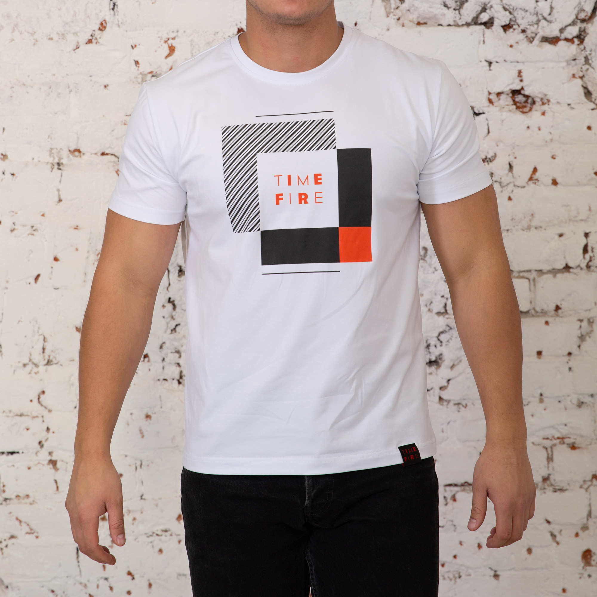 Футболка мужская Time fire TF21_06 белая M