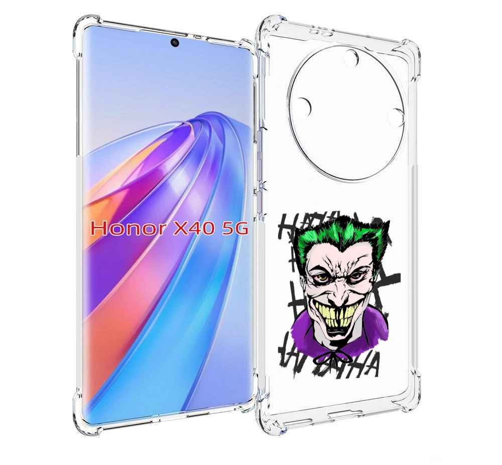 

Чехол MyPads Джокер-крейзи для Honor X40, Прозрачный, Tocco