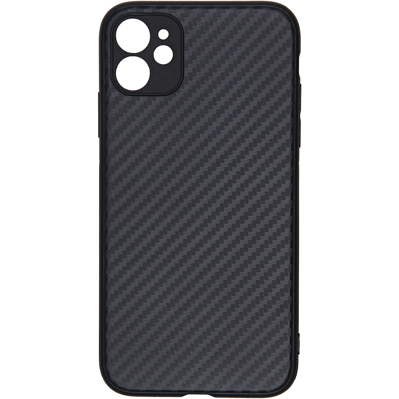 фото Чехол для смартфона carmega для iphone 11 carbon black (car-sc-ip11cbbk)