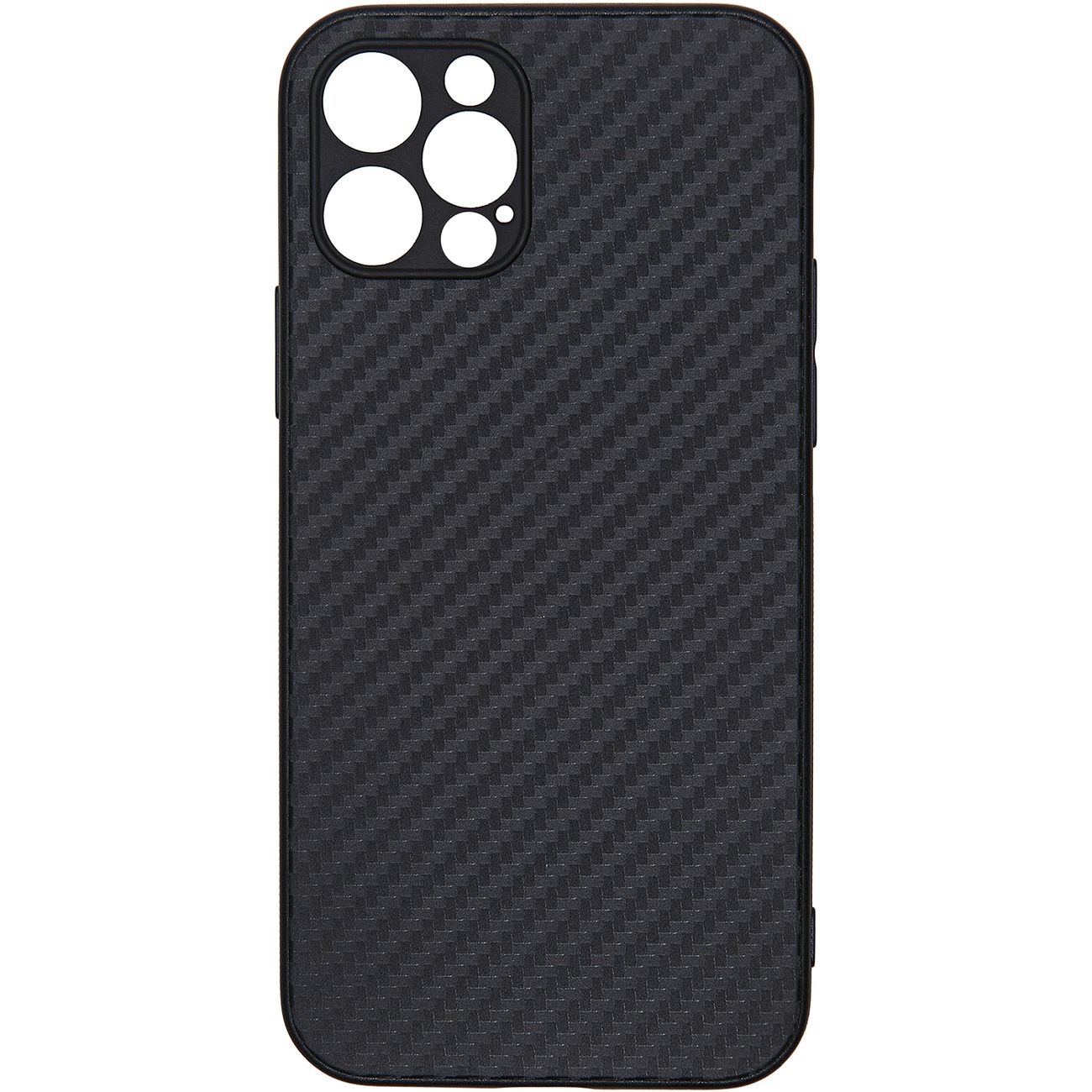 фото Чехол carmega для iphone 12 pro carbon black (car-sc-ip12prcbbk)