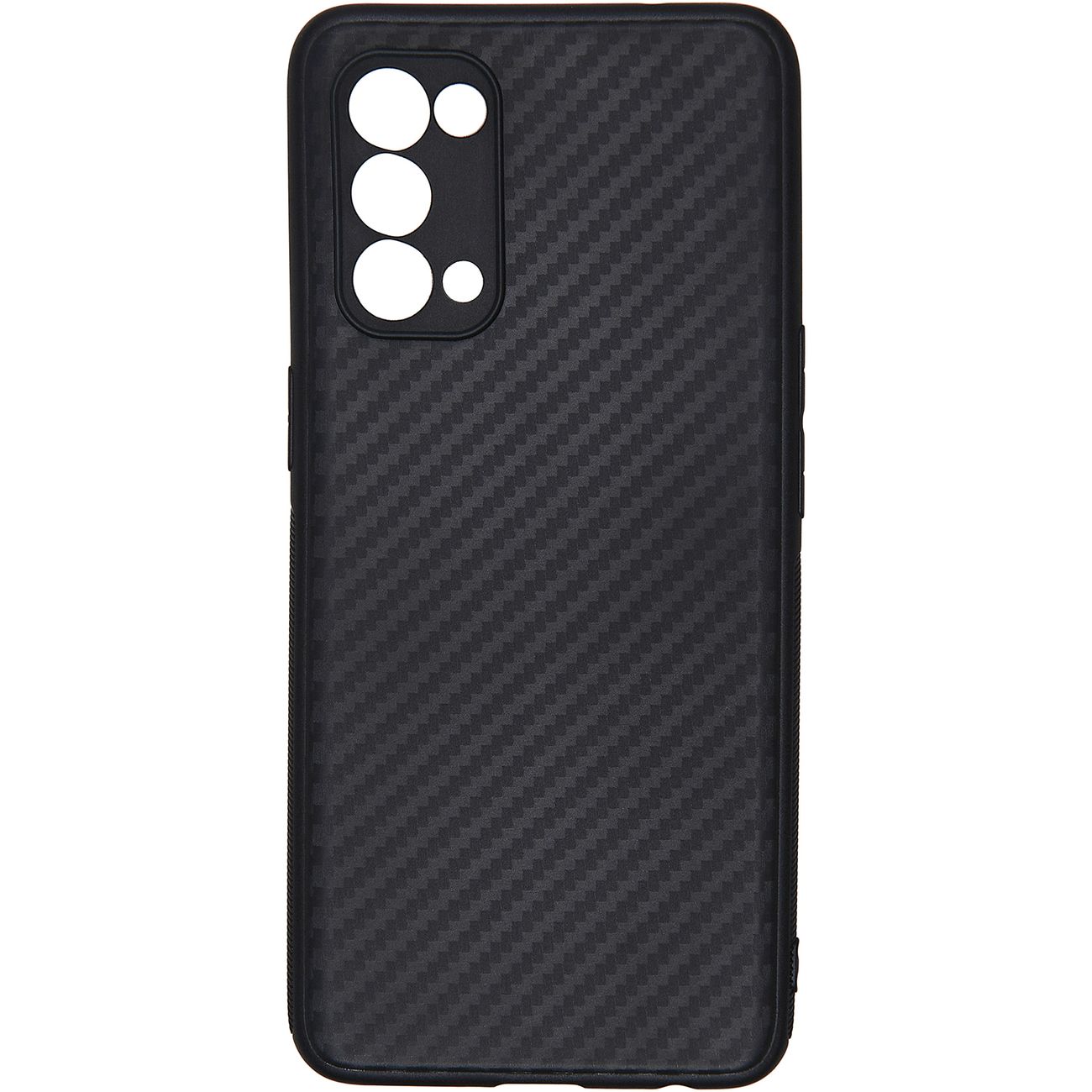 фото Чехол carmega для oppo reno 5 carbon black (car-sc-oprn5cbbk)