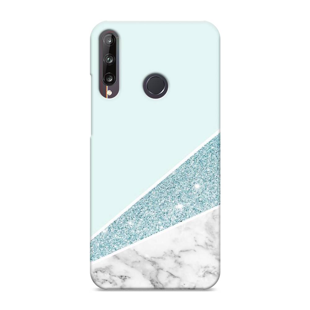 

Чехол Awog "Мрамор с голубыми блестками" для Huawei P40 lite E, 612420-2
