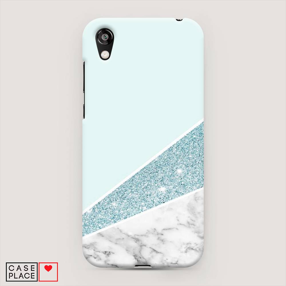 

Чехол Awog "Мрамор с голубыми блестками" для Huawei Y5 2019, 69020-2