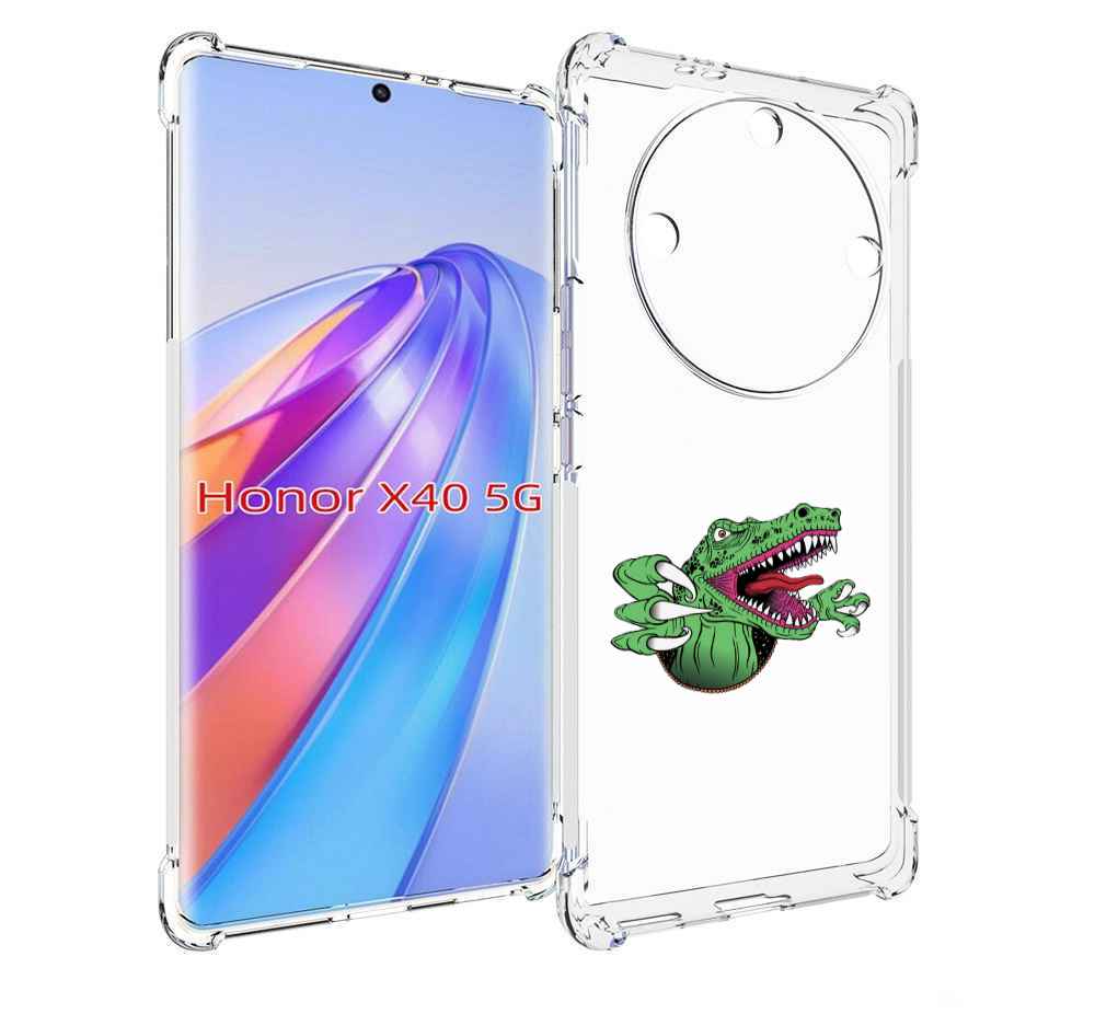 

Чехол MyPads Динозавр для Honor X40, Прозрачный, Tocco