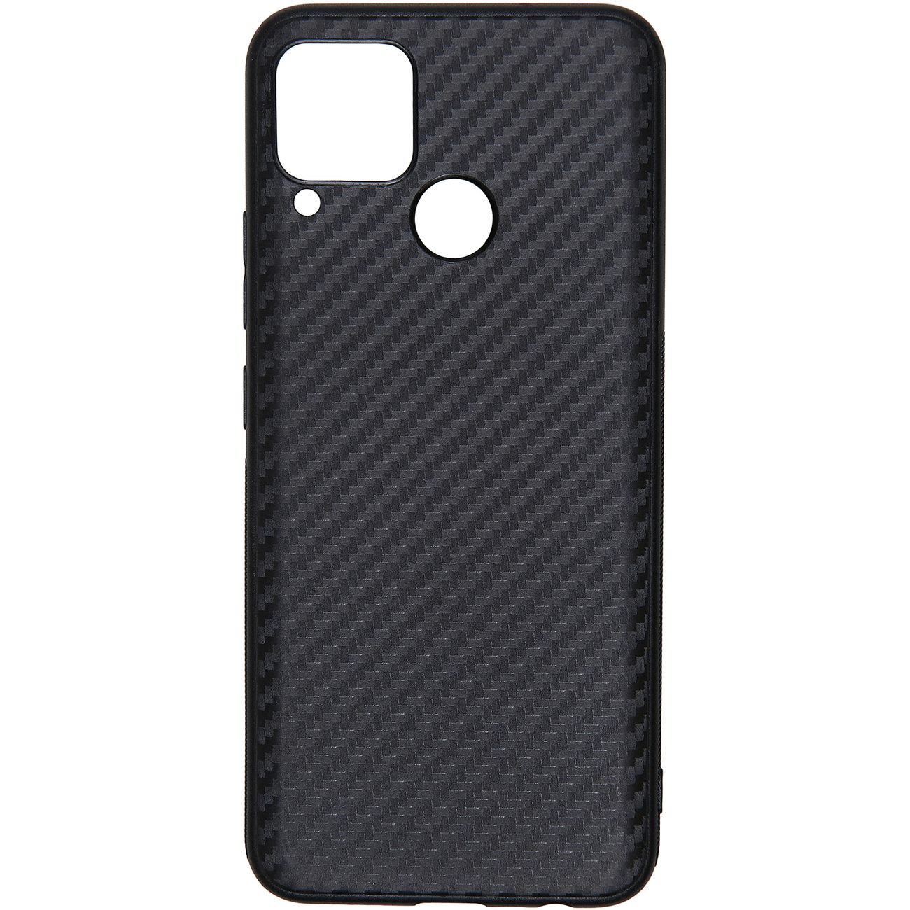 фото Чехол carmega для realme c15 carbon black (car-sc-rlmc15cbbk)