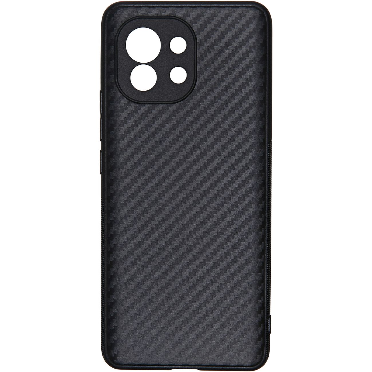 

Чехол Carmega для Xiaomi Mi11 Carbon black (CAR-SC-XMM11CBBK), Черный, Xiaomi Mi11 Carbon black