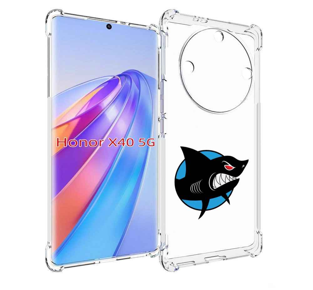 

Чехол MyPads Злая-акула для Honor X40, Прозрачный, Tocco