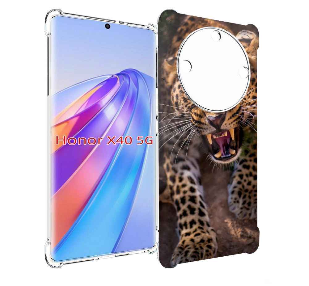 

Чехол MyPads Злой-гепард для Honor X40, Прозрачный, Tocco