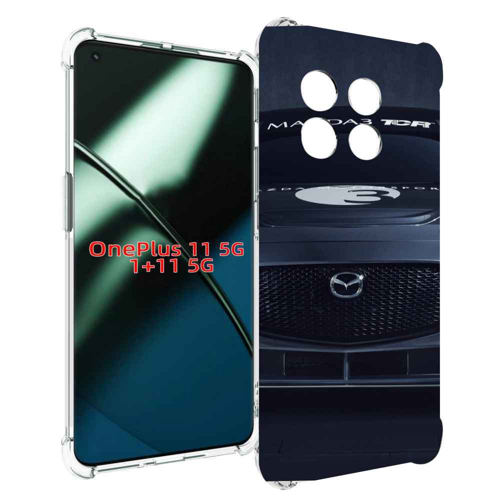 

Чехол MyPads mazda мазда 3 для OnePlus 11, Прозрачный, Tocco