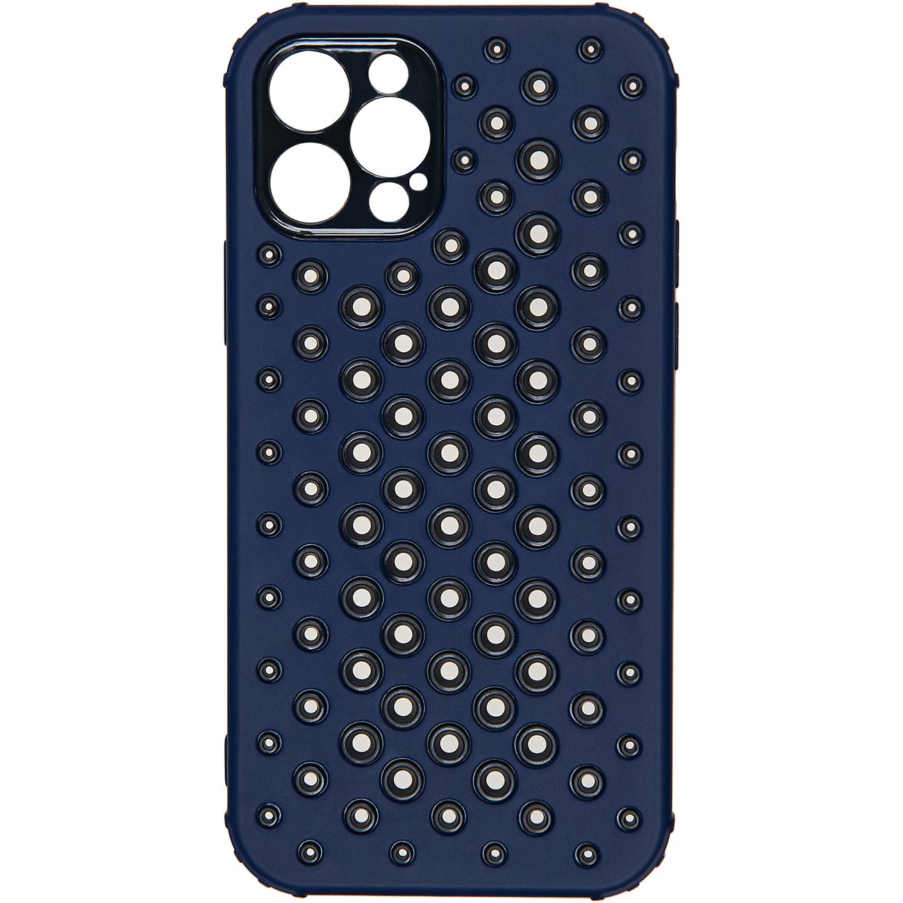 фото Чехол carmega для iphone 12 pro dot2 blue (car-sc-ip12prdt2bl)