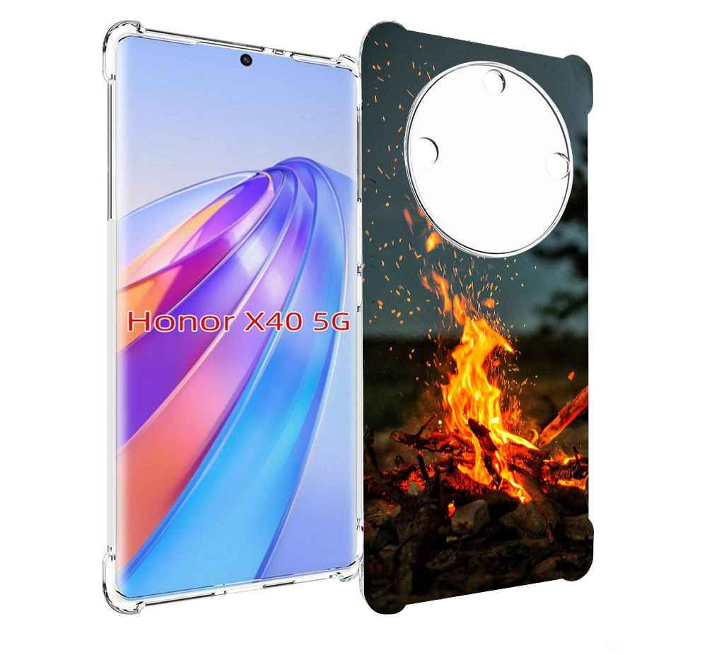 

Чехол MyPads Костер-ночное-небо для Honor X40, Прозрачный, Tocco