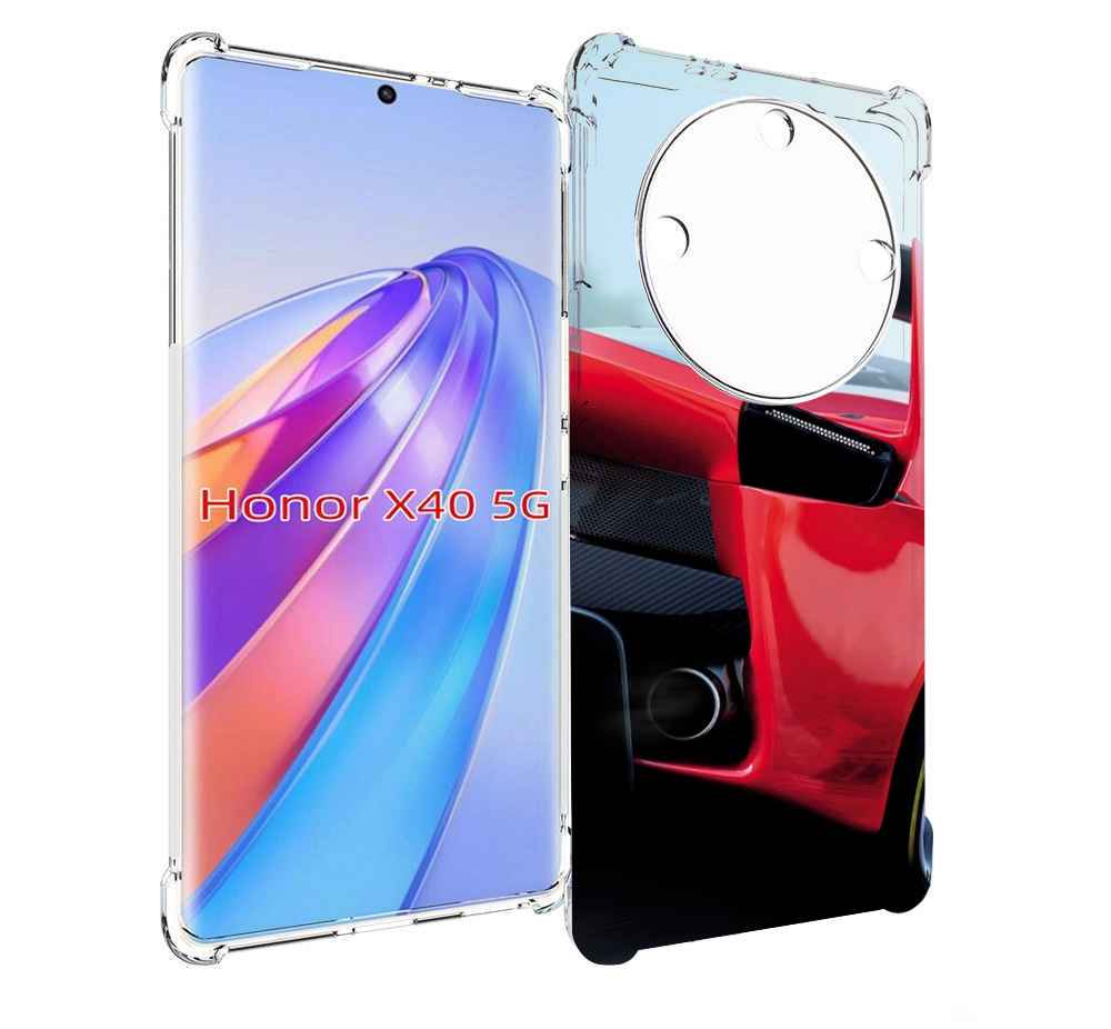 

Чехол MyPads Крыло-машины мужской для Honor X40, Прозрачный, Tocco