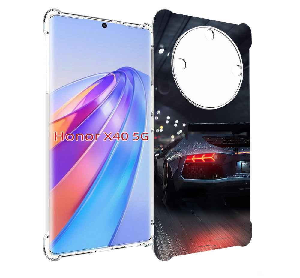

Чехол MyPads Ламба мужской для Honor X40, Прозрачный, Tocco