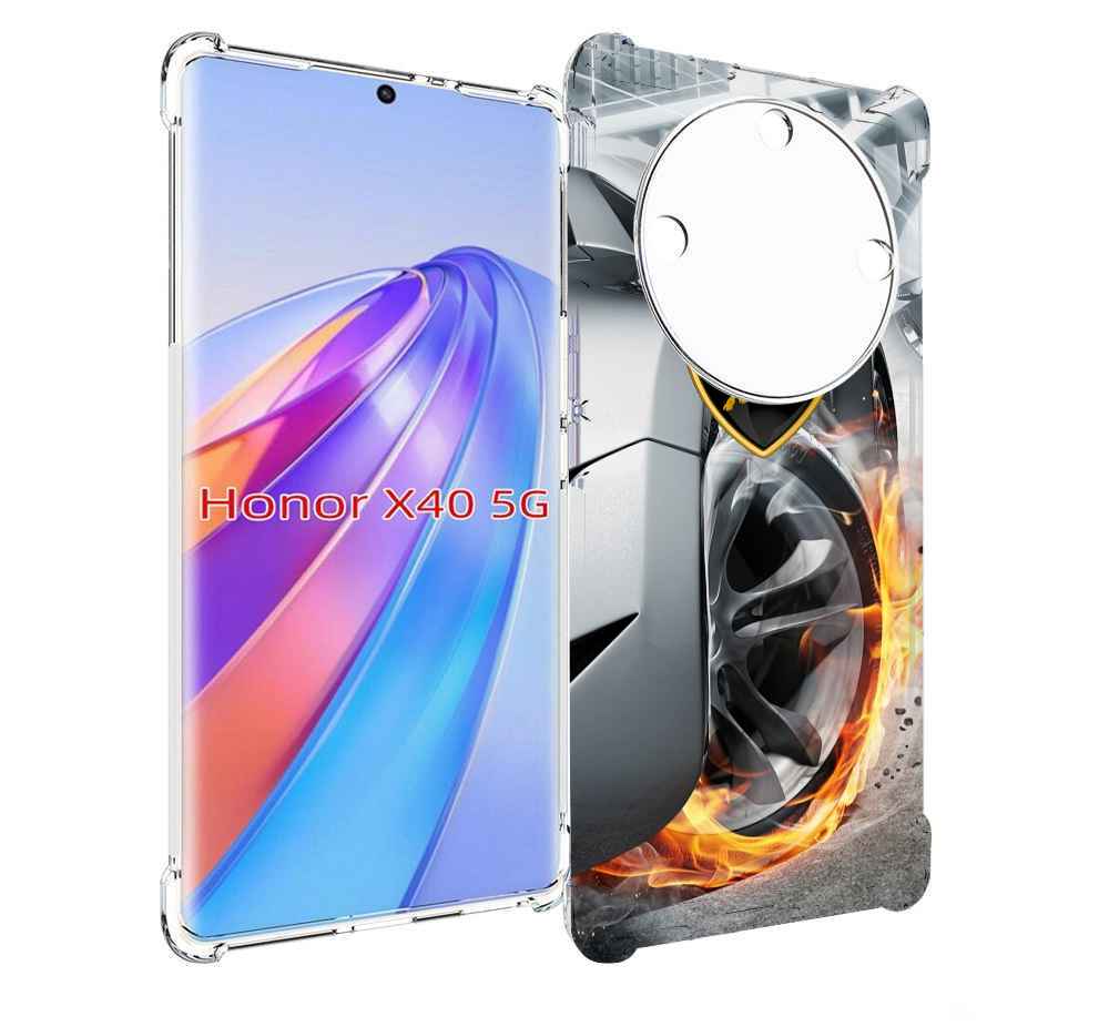 

Чехол MyPads Ламборгини мужской для Honor X40, Прозрачный, Tocco