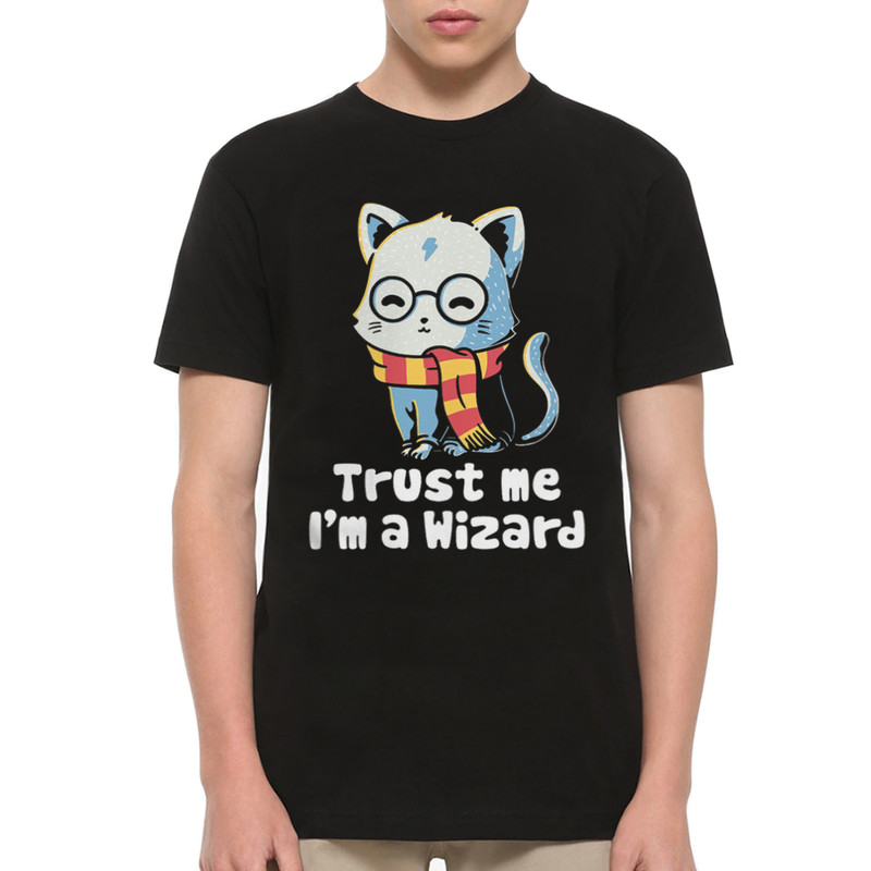 фото Футболка мужская dream shirts котик волшебник - trust me i'm a wizard 10900622 черная m