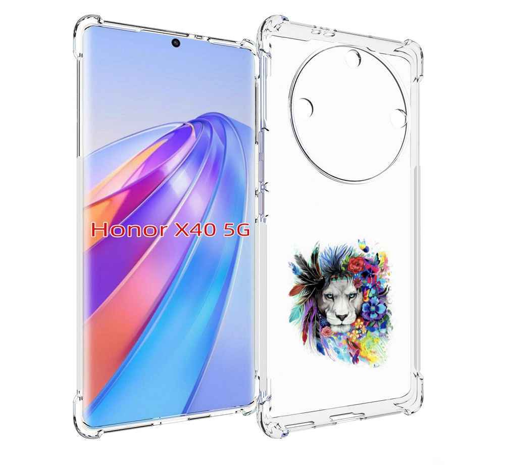 

Чехол MyPads Лев 2 для Honor X40, Прозрачный, Tocco