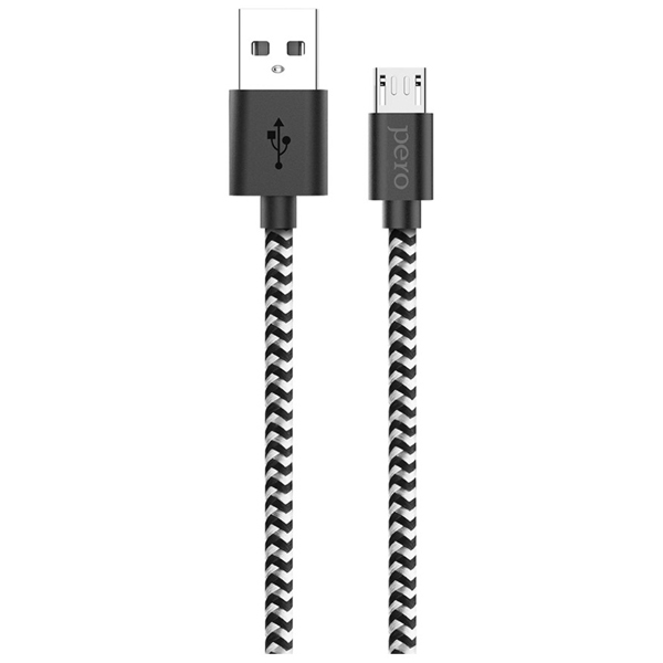 Кабель Pero DC-04 micro-USB, 2А, 2м(PRDC-04MU2MSB)